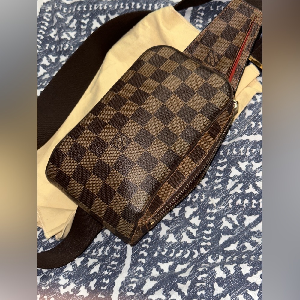 *** SOLD ON FASHIONPHILE ***Louis Vuitton Geronimos Bag in Damier Ebene Canvas